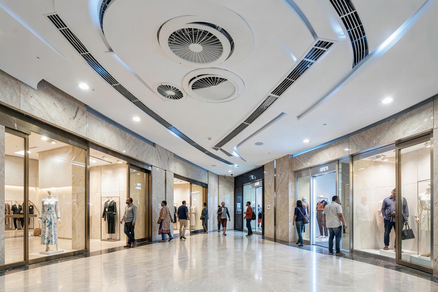 Retail environment served by Premier Aircon Systems HVAC systems